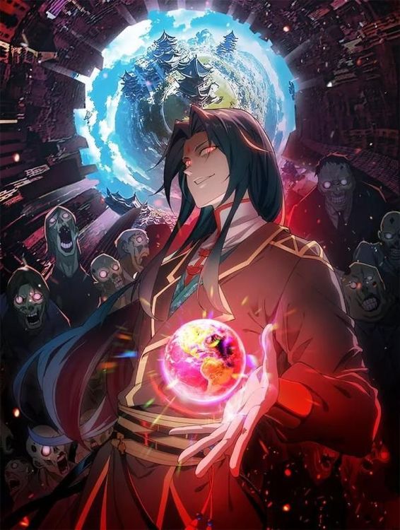 Couverture de Reborn as a Demon Cultivator, Starting off by finding a Zombie Planet