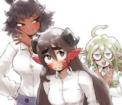 Couverture de My Childhood Friend Is A Dragon Who's Embarrassed About the Size Of Her Tail