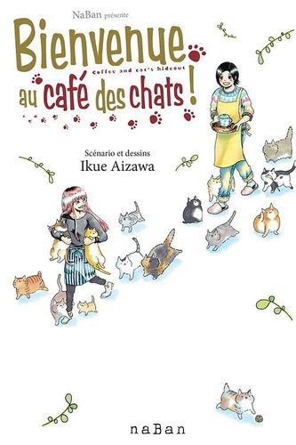 Couverture de Bienvenue au café des chats !