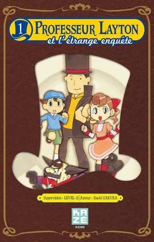 Couverture de Le Professeur Layton Et L'Étrange Enquête