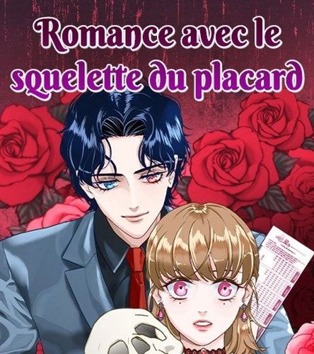 Couverture de Romance avec le squelette du placard