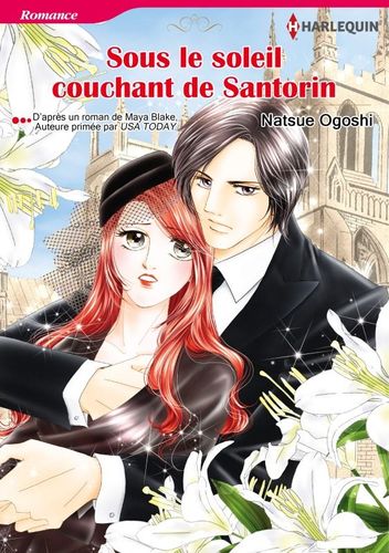 Couverture de Sous le soleil couchant de Santorin