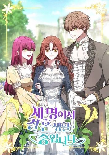 Couverture de The three are living a married life