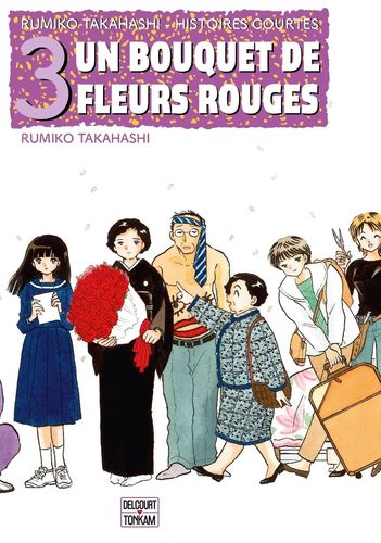Couverture de Un bouquet de fleurs rouges