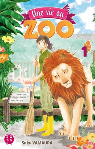 Couverture de Une vie au zoo