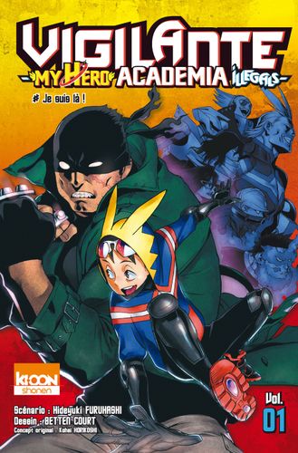 Couverture de Vigilante My Hero Academia Illegals
