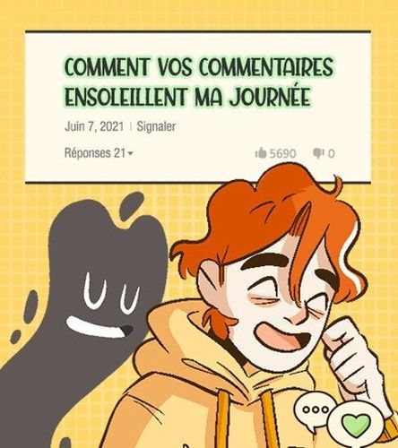 Couverture de Vos commentaires ensoleillent ma journée